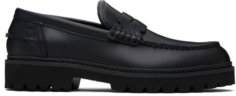 Sneakers og sko BOSS Hugo Lug Loafers Sort | 50552688