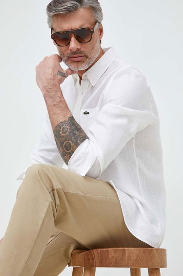 Skjorte Lacoste Shirt Hvid | CH5692, 0