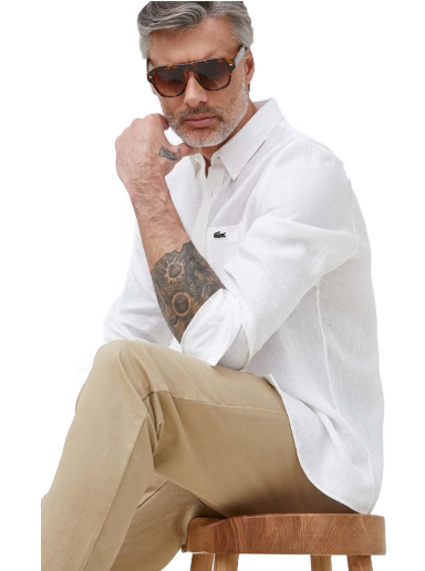 Skjorte Lacoste Shirt Hvid | CH5692