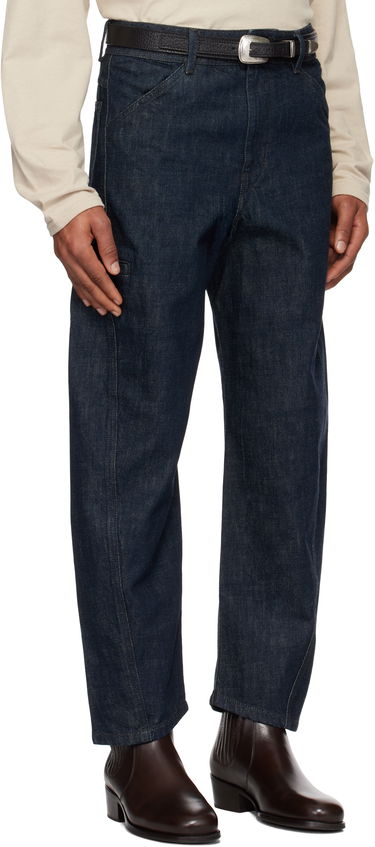 Jeans LEMAIRE LEMAIRE Twisted Workwear Jeans Blå | PA1102 LD068, 4