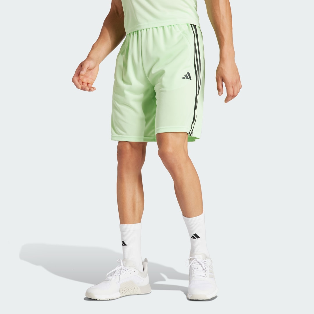 Shorts adidas Performance Train Essentials Piqué 3-Stripes Shorts Grøn | IR9142, 1