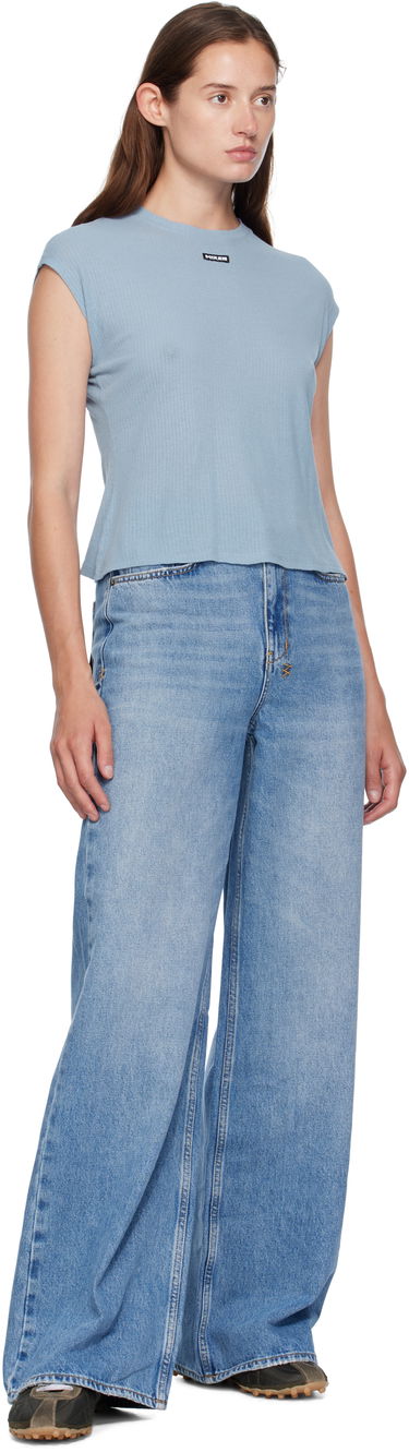 T-shirt Ksubi Ksubi Staple Short Sleeve T-Shirt Blå | WFA25FT013, 3