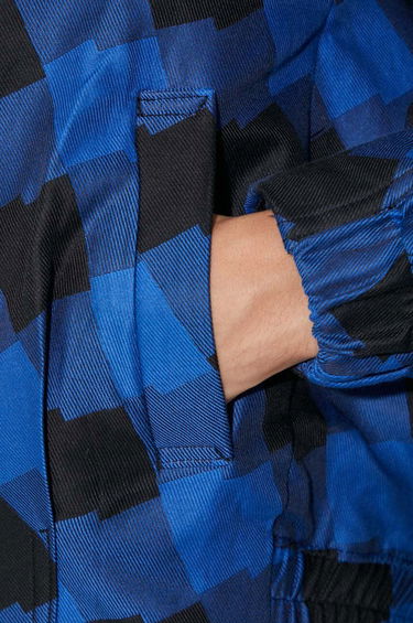 Bomberjakke ADER ERROR Tenit Checkered Jacket Blå | BMADFWJK1001, 5