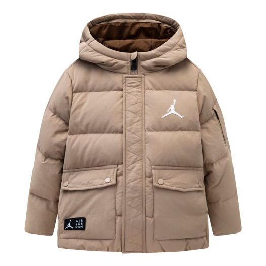 Puffer jakke Jordan Air Jordan Jumpman Puffer Jacket Beige | JD2342014GS-003, 0