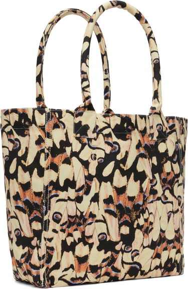 Mulepose ISABEL MARANT Isabel Marant Yenky Small Butterfly Print Tote Beige | PM0002FA-C2X02M, 2