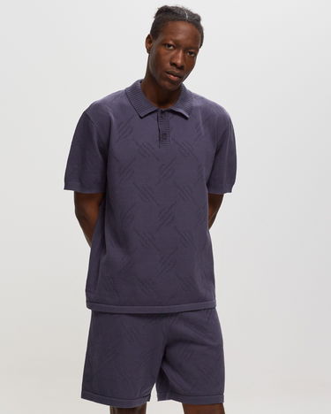 Polo skjorte DAILY PAPER Ralo Polo Tee Lilla | 2313062, 1