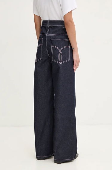 Jeans Fiorucci High Waist Wide Leg Jeans Blå | W01FPDJE181DN01DN06, 2