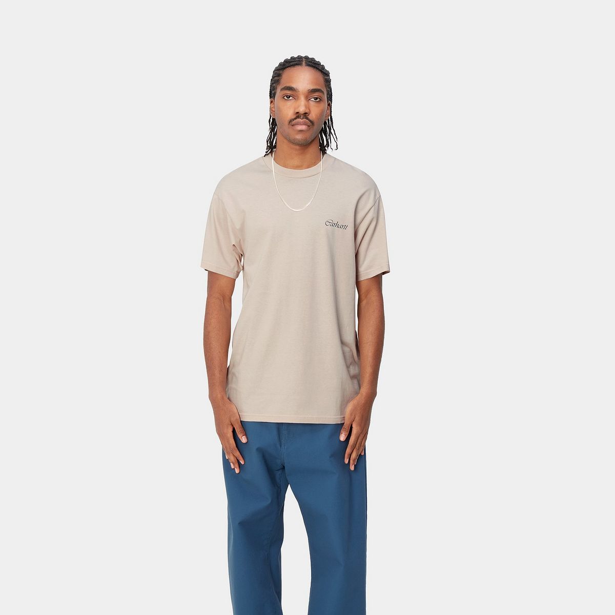T-shirt Carhartt WIP S/S Work & Play T-Shirt Beige | I033264_1YC_XX, 0