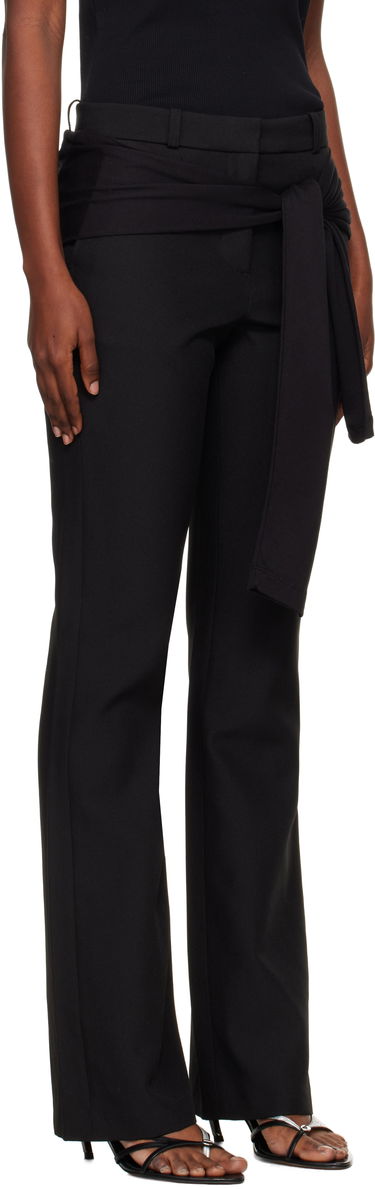 Bukser Coperni Coperni Jersey Wrap Trousers Sort | COPP140F3004, 1