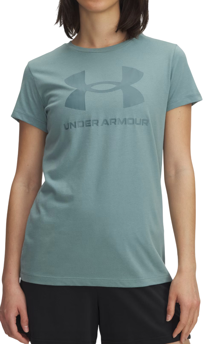 T-shirt Under Armour T-Shirt UA Logo Short Sleeve Turkis | 1356305-323, 0