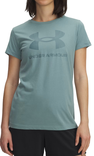 T-shirt Under Armour T-Shirt UA Logo Short Sleeve Turkis | 1356305-323, 0