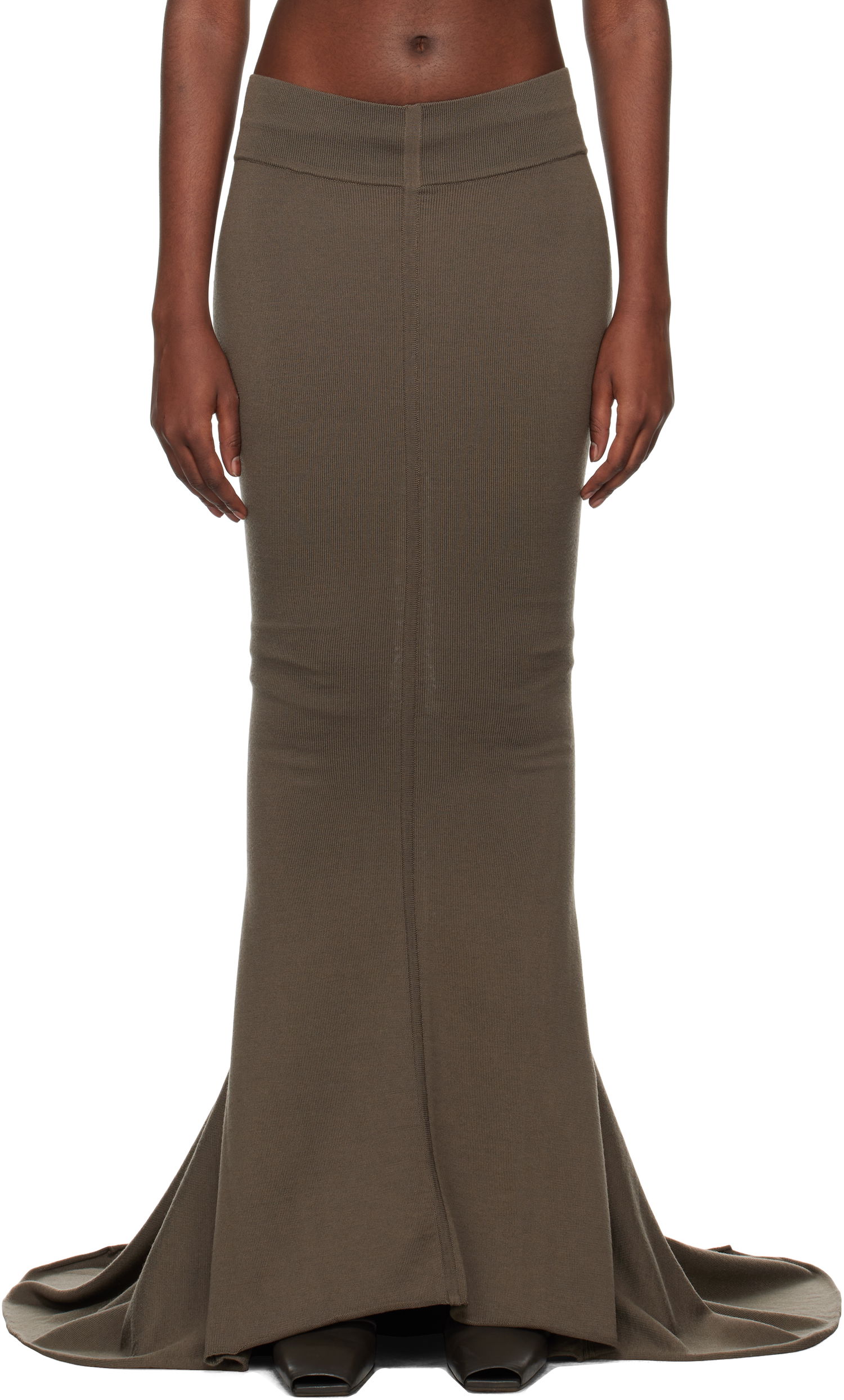 Nederdel Rick Owens Maxi Skirt Grå | RO02D3689 M, 0