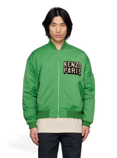 Jakke KENZO Paris Elephant Bomber Jacket Grøn | FD55BL1279OC
