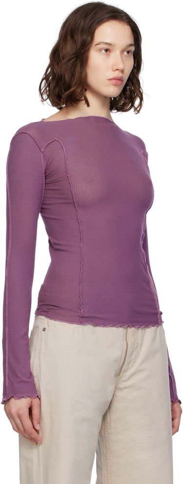 T-shirt Baserange Baserange Omato Long Sleeve T-Shirt Sort | TTOML-CR-AU25, 4