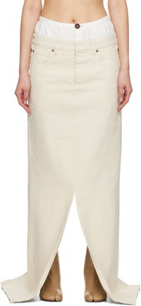 Maison Margiela 'Anonymity Of The Lining' Denim Maxi Skirt