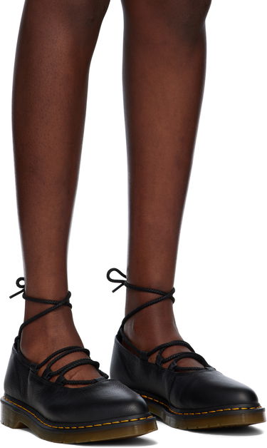 Skopleje Dr. Martens Dr. Martens Elphie II Virginia Leather Ballet Loafers Sort | 40683001, 3