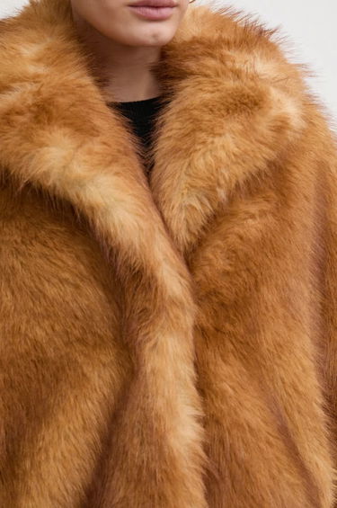 Frakker STAND STUDIO Stand Studio Janice Faux Fur Jacket Brun | 61239.9156, 4