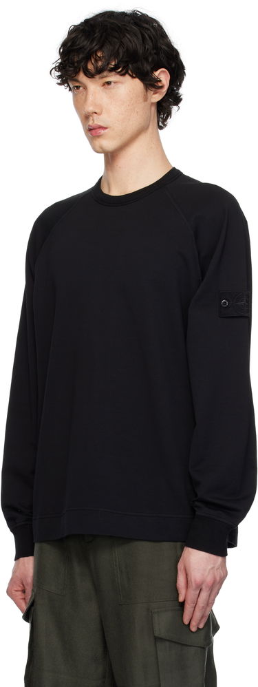 Sweater Stone Island Stone Island Garment Dyed Sweatshirt Sort | K1S15 6100011 S00F3, 3