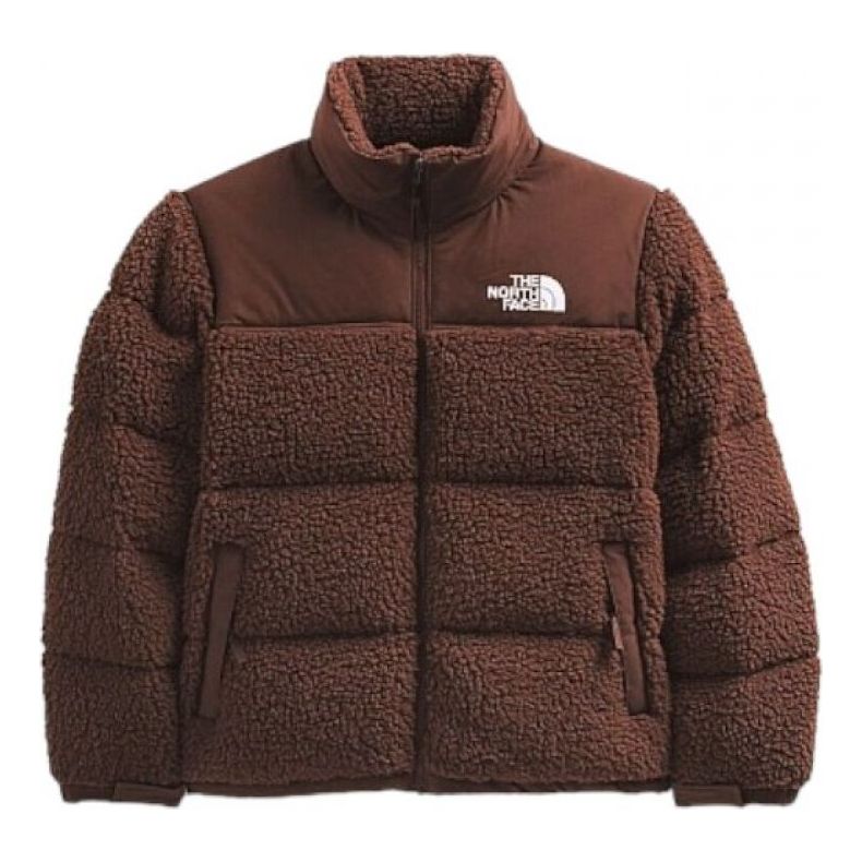 Puffer jakke The North Face Nuptse High Pile Down Jacket Brun | NF0A5A84-6S2, 0