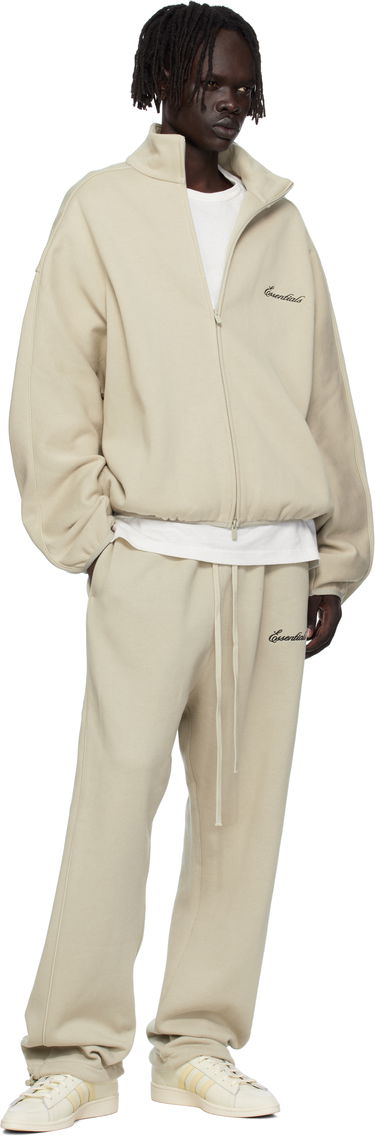 Joggingbukser Fear of God Fear of God ESSENTIALS Relaxed Fleece Piping Sweatpants Beige | 130SP258066F, 3