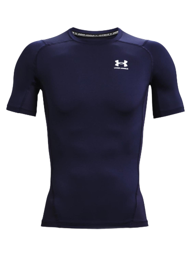 T-shirt Under Armour UA HG Armour Comp Mørkeblå | 1361518-410