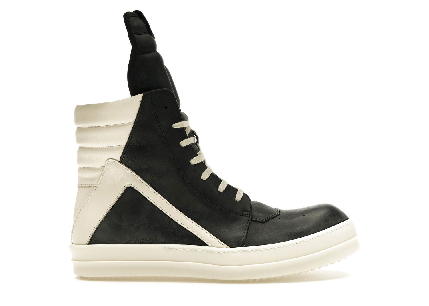 Sneakers og sko Rick Owens Lido Geobasket Hvid | RU01D3894-LOOLCO-911, 0