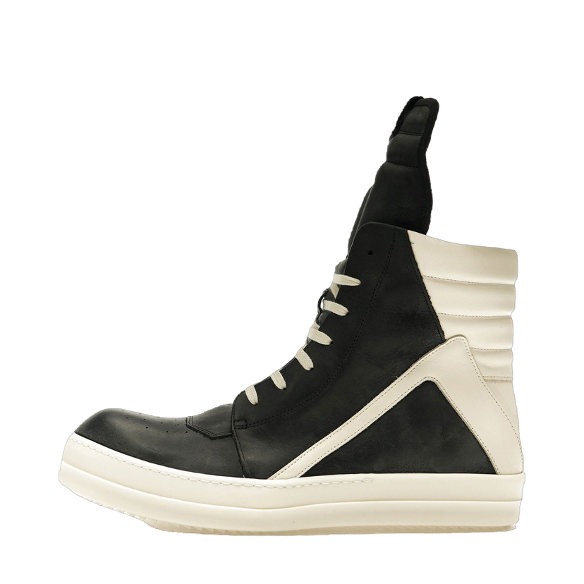Sneakers og sko Rick Owens Lido Geobasket Hvid | RU01D3894-LOOLCO-911