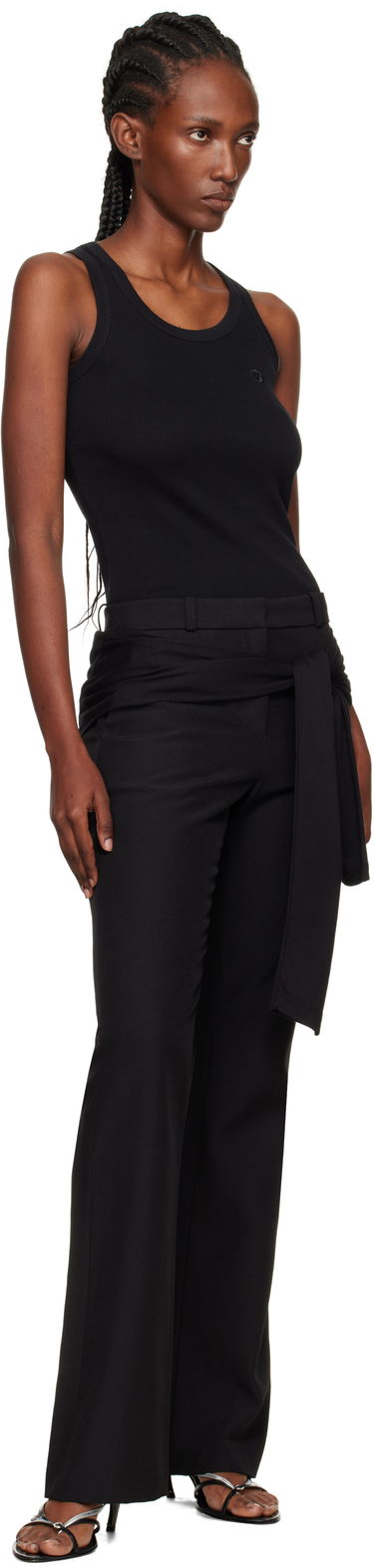 Bukser Coperni Coperni Jersey Wrap Trousers Sort | COPP140F3004, 3