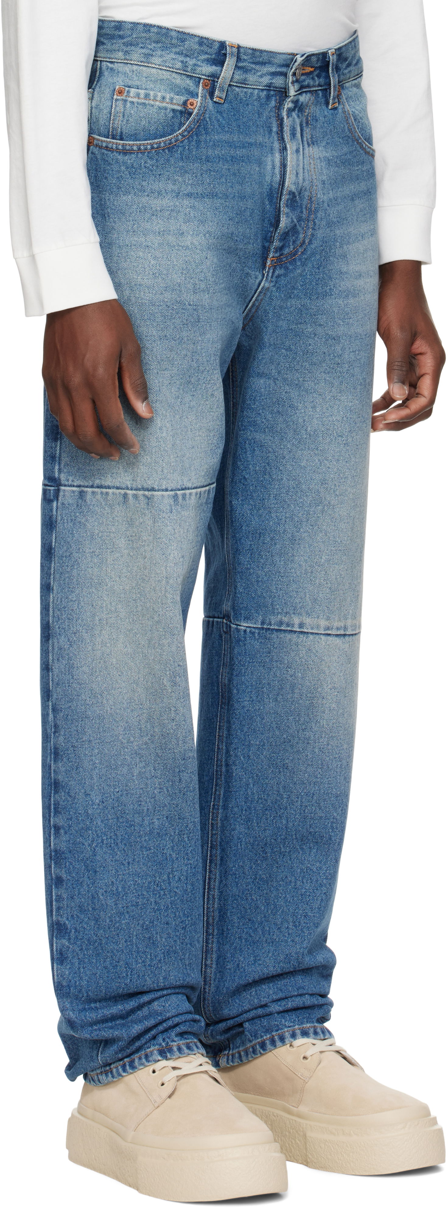 Jeans Maison Margiela MM6 Maison Margiela Tapered Jeans Blå | SH0LA0009 M30018, 1