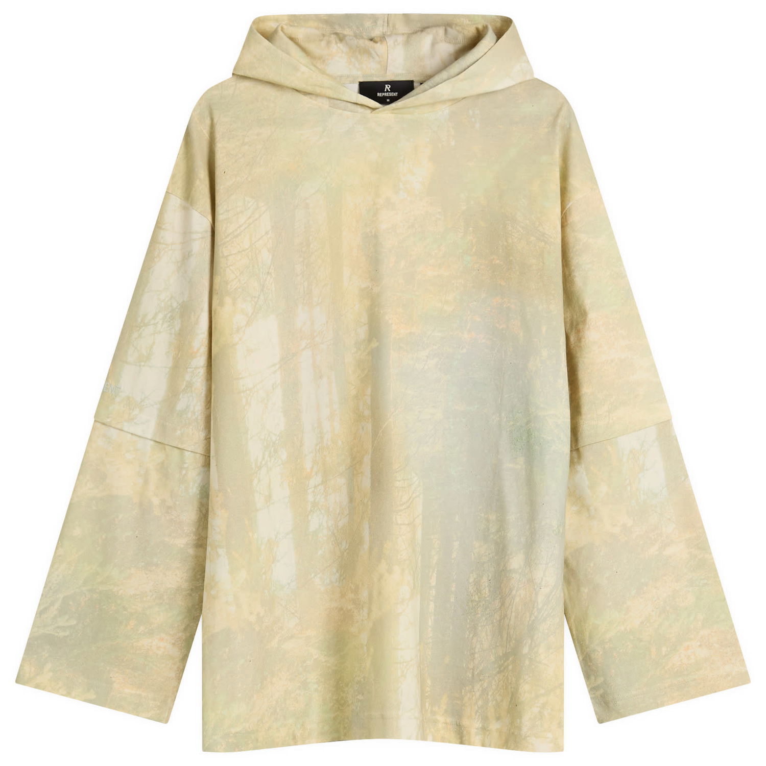 Sweatshirt Represent Clo Represent Hideaway Forest Print Hooded T-Shirt Gul | MLW41321-52, 0