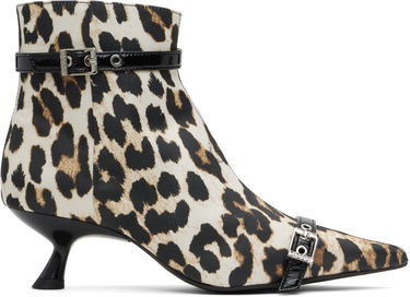 Skopleje GANNI GANNI Satin Eyelets Kitten Heel Boots Flerfarvet | S2883, 0