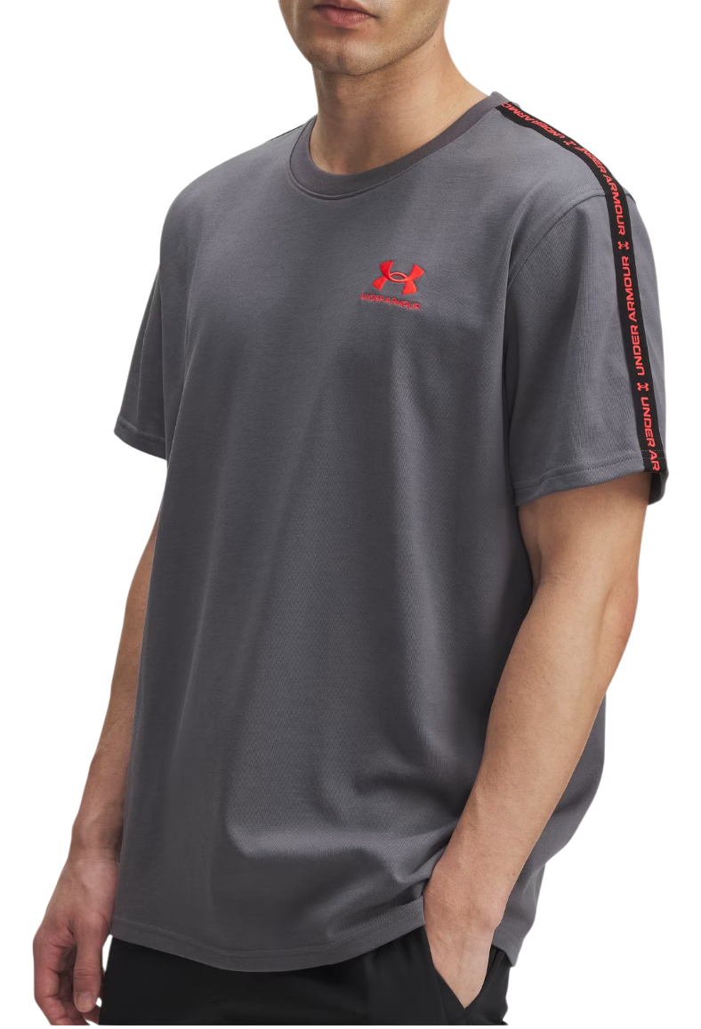 T-shirt Under Armour UA Icon HWT Taping T-Shirt Grå | 1390300-025