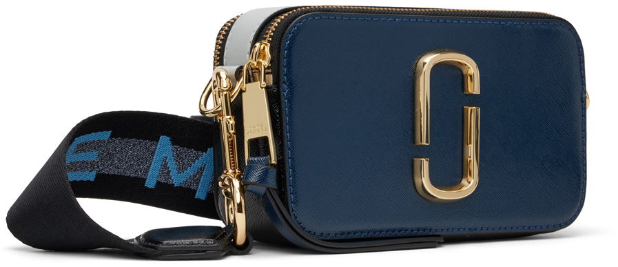 Skuldertaske Marc Jacobs Marc Jacobs 'The Snapshot' Crossbody Bag Mørkeblå | M0014146, 1