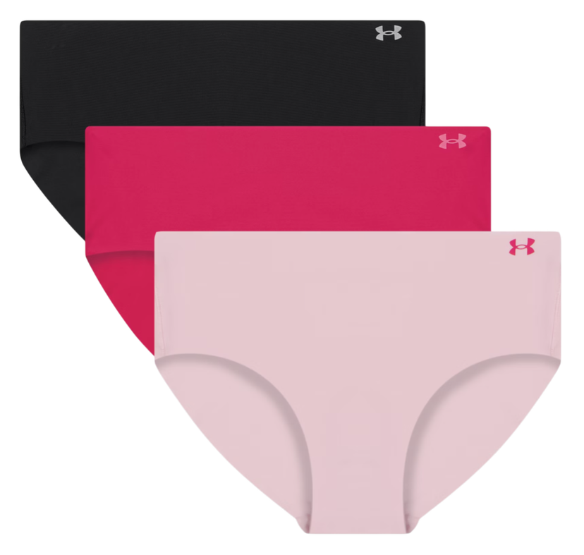Trusser Under Armour Under Armour Pure Stretch No Show Hipster Panties, 3-Pack Flerfarvet | 1383895-681