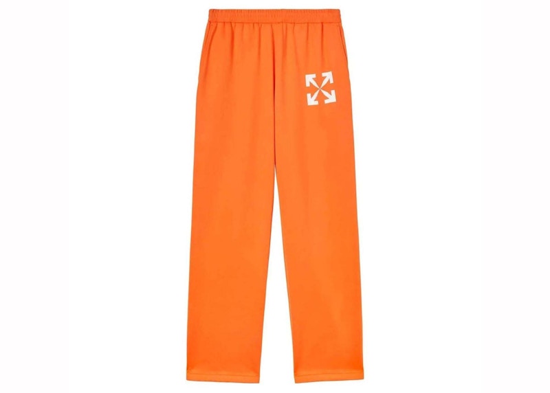 Joggingbukser Off-White Arrow Printed Track Pants Orange Orange | OMCJ018S22FAB0022001