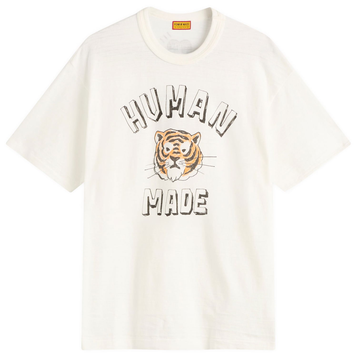 T-shirt Human Made Human Made Drawn Tiger Graphic T-Shirt, Size Large Hvid | HM30TE019-WHT, 0