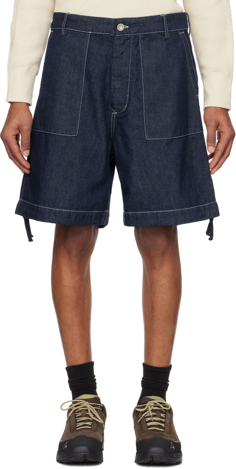 Shorts C.P. Company C.P. Company Denim Shorts Blå | 18CMBE158A-110295W