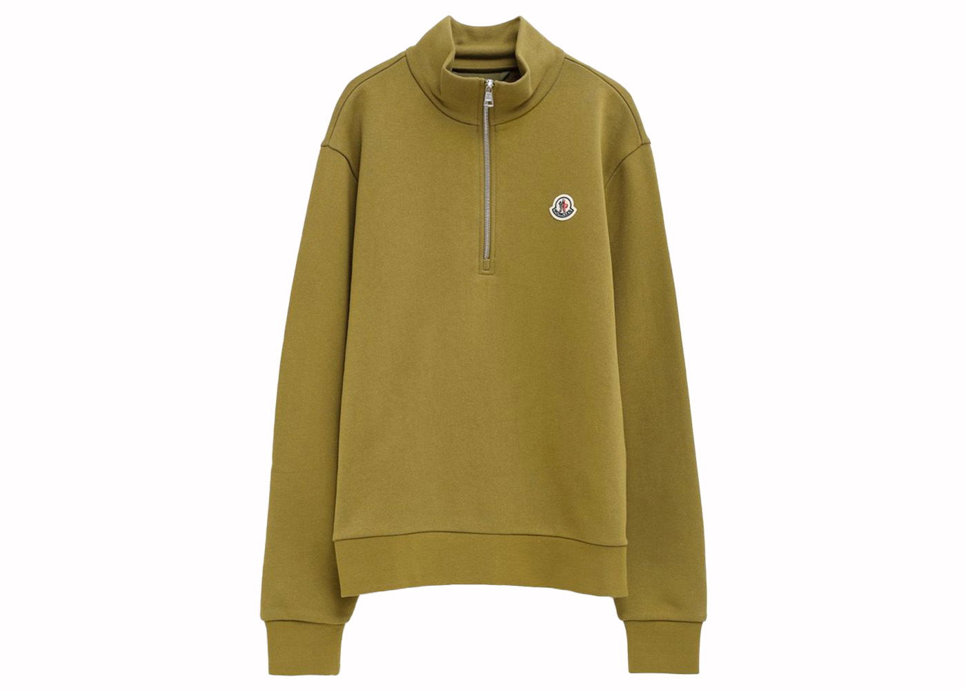 Sweater Moncler Quarter Zip Sweatshirt Grøn | 8G000-22-899V4-M20, 0