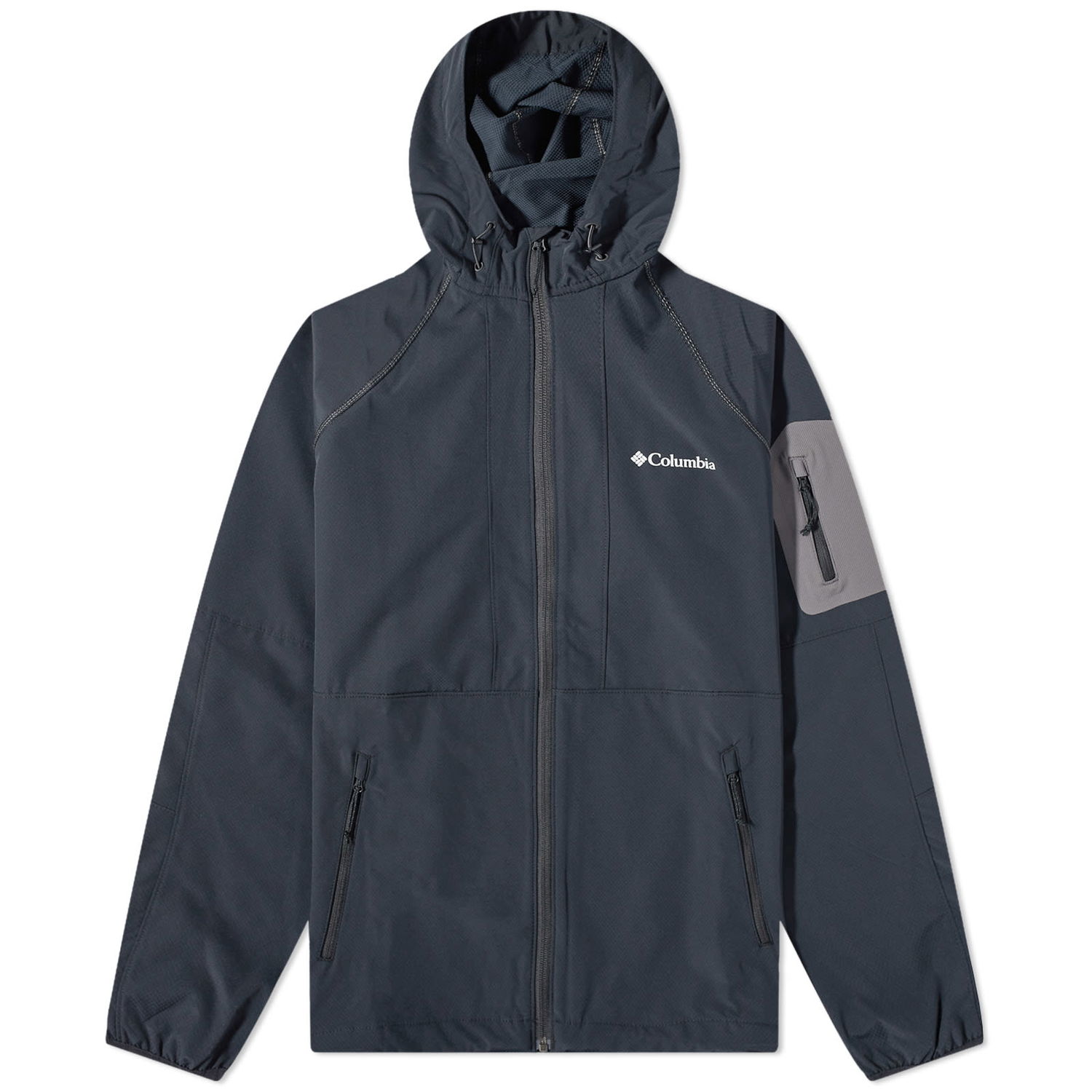 Vindjakke Columbia Tall Heights™ Hooded Softshell Jacket Sort | 1975591-011, 0