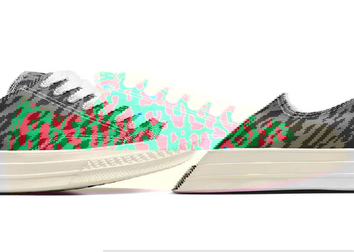 Sneakers og sko Converse GOLF Le FLEUR x Chuck Taylor All Star 70 Low "Digital Leopard Green" Grøn | A08167C, 0