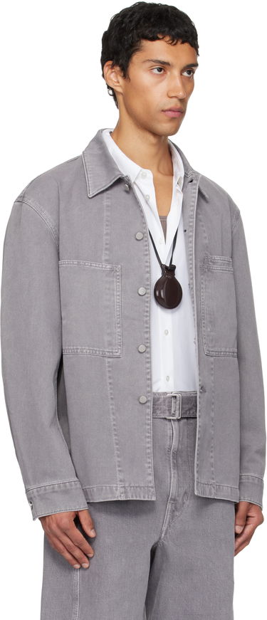 Skjorte LEMAIRE Lemaire Workwear Denim Overshirt Grå | OV1024 LD1063, 1