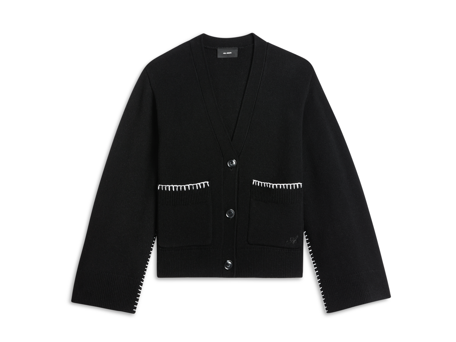 Sweater AXEL ARIGATO Glaze Relaxed Cardigan Sort | A2134001, 0