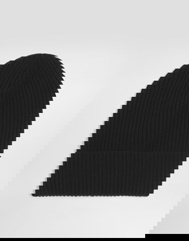 Beanie Dolce & Gabbana Dolce & Gabbana Knitted Wool and Cashmere Beanie Sort | FXQ19TJGME5N0000, 1