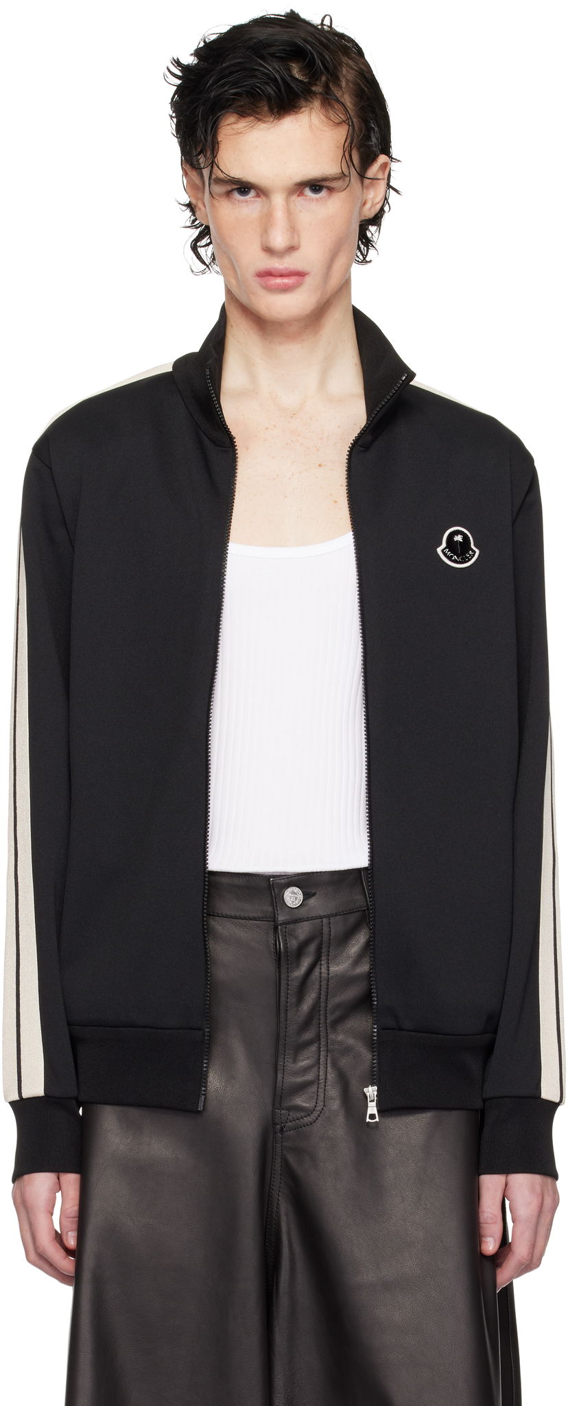 Træningsdragt Moncler Palm Angels Zip Track Jacket Sort | J209L8G00015899A1