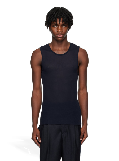 Tanktop AMI Long Tank Top Mørkeblå | HTK101.JE0022