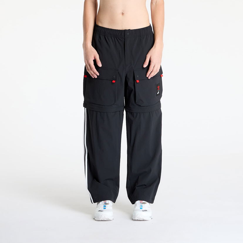 Cargo bukser adidas Originals 100 Thieves Zip Pants Sort | JM3260