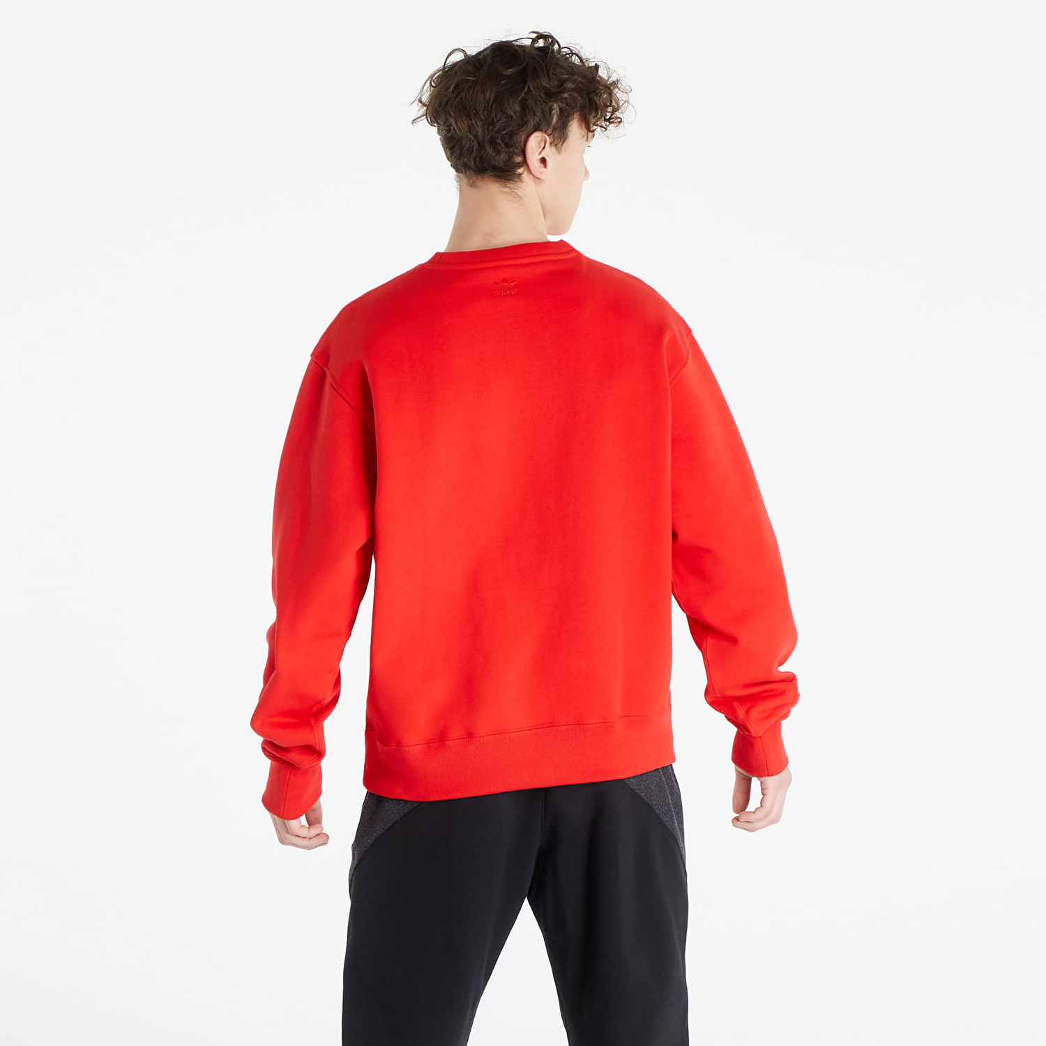 Sweater adidas Originals x Pharrell Williams Basics Crew Rød | HF9941, 1