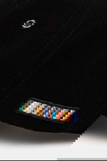 Kasket Paul Smith Paul Smith Suede Baseball Cap Sort | M1A.987DT.T660, 1