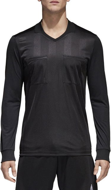 Jersey adidas Originals Referee Long Sleeve V-Neck Shirt with Pockets Sort | cf6215, 0