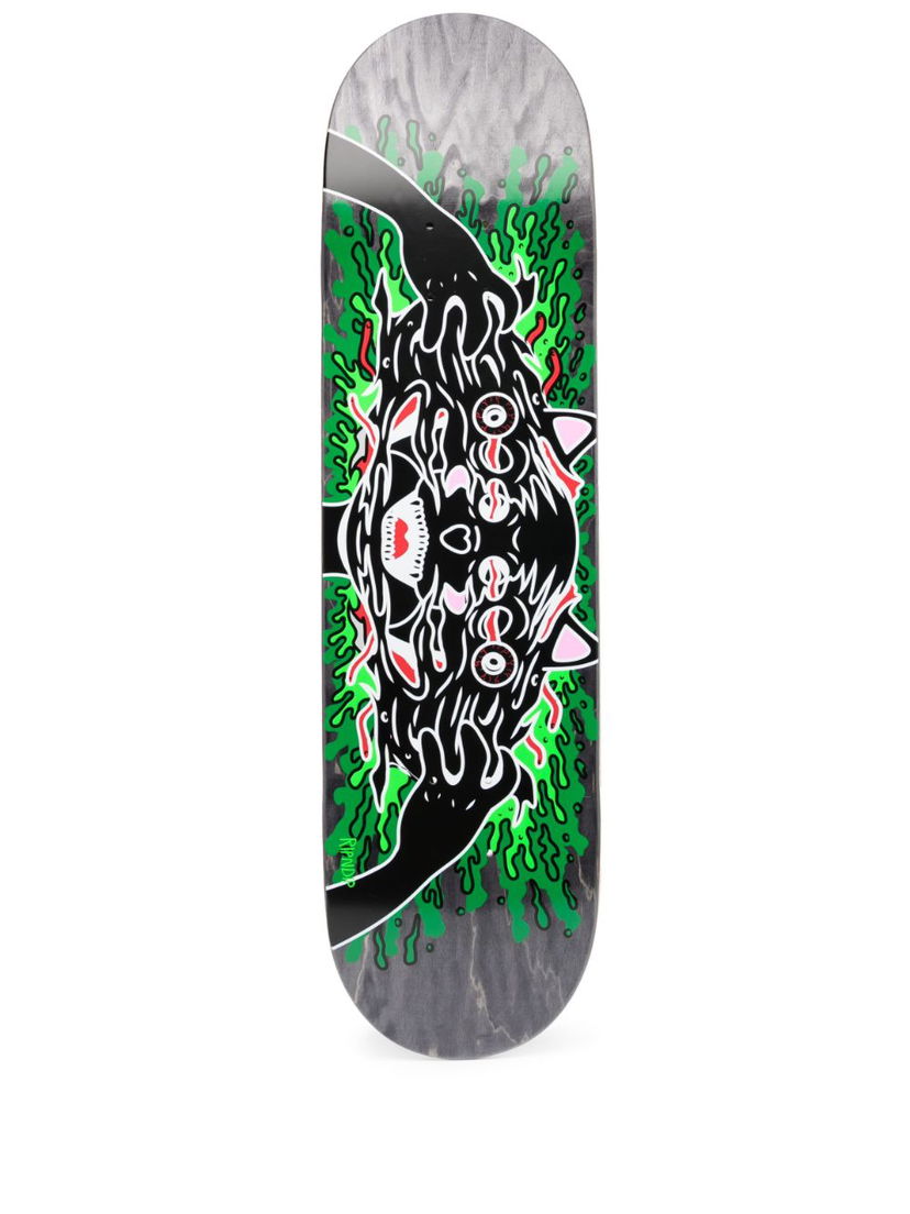 Skøjte RIPNDIP Skull Face Jerm Skateboard Deck Grøn | RND1002519980453